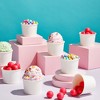 Juvale 100 Pack Disposable Ice Cream Sundae Cups for Frozen Dessert, Yogurt, Fruit Cocktails, 5 oz - 2 of 4