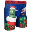 Mens Rick And Morty Merry Pickle Rickmas Boxer Briefs - 4 of 4