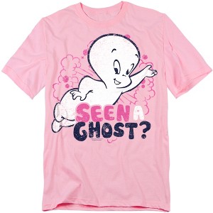 Casper Seen A Ghost Adult T-Shirt - 1 of 4