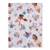 Disney Moana Free as the Ocean Aqua, Purple, Orange and White Tropical 4 Piece Toddler Bed Set - 4 of 4