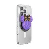 PopSockets Disney Magnetic Cell Phone Grip & Stand with MagSafe Adapter Ring - Pumpkin Mickey Mouse Purple - 4 of 4