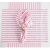 Solino Home Linen Stripe Placemats, 14 x 19 Inches Set of 4 | Amalfi - 4 of 4
