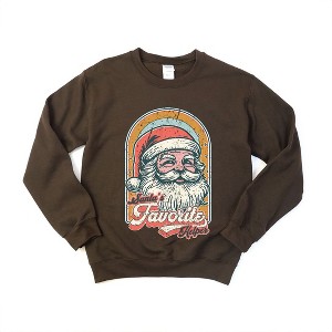 Simply Sage Market Women's Graphic Sweatshirt Santa's Favorite Helper - 1 of 4