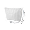 Unique Bargains Simple Vertical Strips Makeup Bag 1 Pc - 2 of 4
