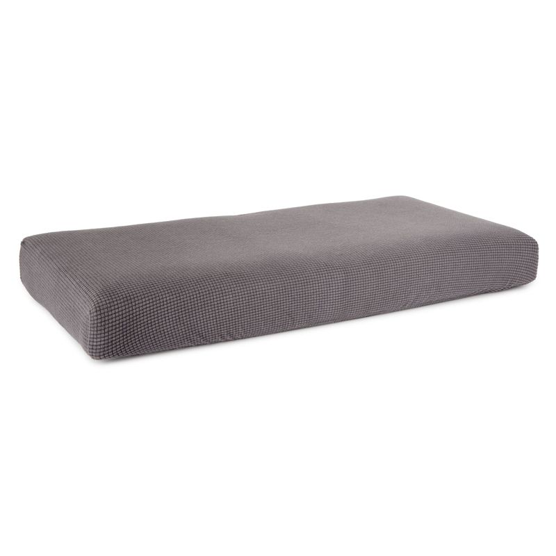 Juvale Large Stretch Couch Cushion, Replacement Slipcover for Couches, Sectionals, Armchairs, Patio Furniture, Campers, 59-70 Inch, Gray, 1 of 7