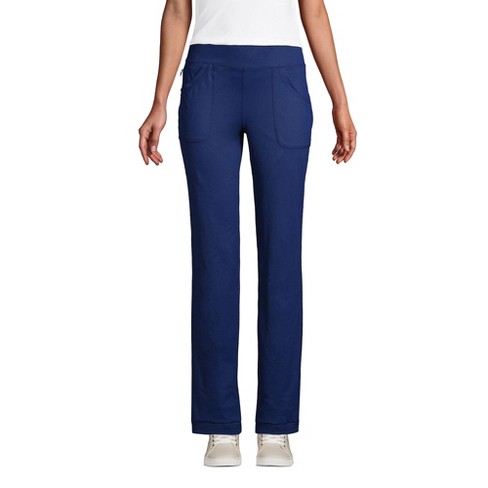 Lands' End Women's Active 5 Pocket Pants - Medium - Deep Sea Navy : Target