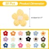 Unique Bargains Cotton Handmade DIY Floral Embroidered Applique Patches 50 Pcs - 2 of 4