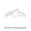 Unique Bargains Pastry Cutter Brachiosaurus Dinosaur-Shaped Dishwasher Safe Stainless Steel Silver Tone 1Pcs - 3 of 4