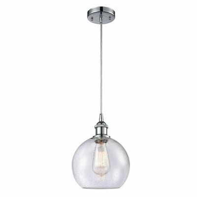 Athens - 1 Light Mini Pendant In Industrial Style-10 Inches Tall and 8 Inches Wide