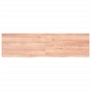 vidaXL Wall Shelf Light Brown 70.9 in.x19.7 in.x(0.8 in.-1.6 in.) Treated Solid Wood Oak - 4 of 4