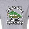 Women's Warner Bros. Griswold Family Christmas Tree Cropped Graphic T-Shirt - Heather Grey - 2 X-Large - 2 of 4