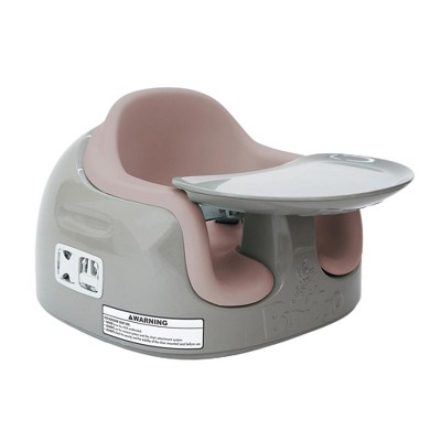 Bumbo Toddler 3-in-1 Booster High Chair and Tray, Breige/Sonoran Rose, 2 Pack