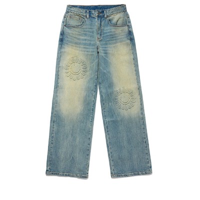 Samii Ryan | Smiley® Garden Straight Leg Jean, Denim, Small, 2