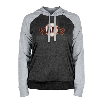 MLB San Francisco Giants Women's Lightweight Bi-Blend Hooded Sweatshirt