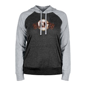 MLB San Francisco Giants Women's Lightweight Bi-Blend Hooded Sweatshirt - 1 of 4