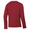 NCAA Indiana Hoosiers Men's Heathered Crew Neck Fleece Sweatshirt - image 2 of 3