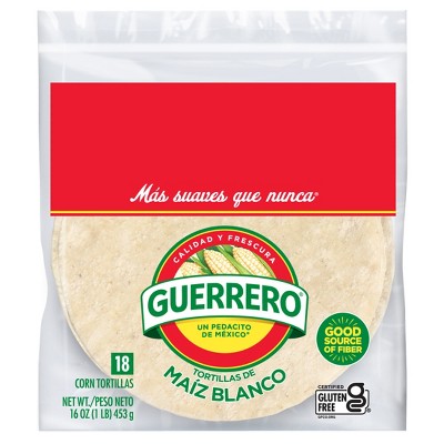 Guerrero Gluten Free White Corn Tortillas