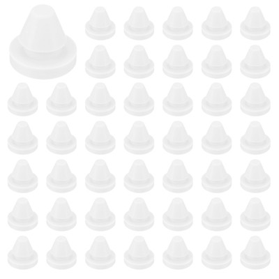 Unique Bargains Silicone Rubber Corrosion-Resistant Nap-in Locking Hole Plugs White