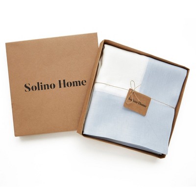 Solino Home Pure Linen Cotton Blend Tablecloth