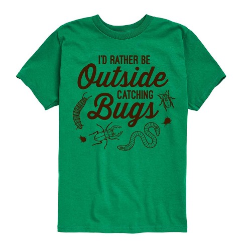 Boys' - Instant Message - I'd Rather Be Outside Catching Bugs Short Sleeve Graphic T-Shirt - image 1 of 4