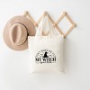City Creek Prints Witch Switch Canvas Tote Bag - 15x16 - Natural - 2 of 2