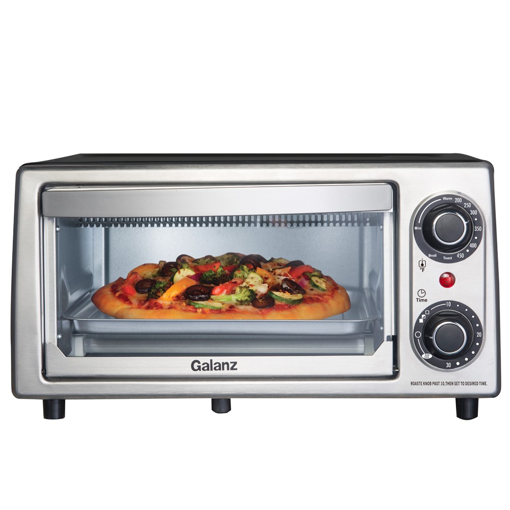 Galanz 4 Slice Toaster Oven - Stainless Steel KWS1010J-V7YE