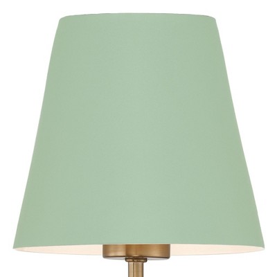 Xavier Vibrant Gold and Green 2-Light Steel Chandelier
