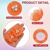 Unique Bargains Rhinestone Pearl Chiffon Flower for DIY Craft Wedding Party 15 Pcs - 3 of 4
