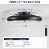 VYNXARIA Modern Dimmable Ceiling Fan with Light ¨C Stylish and Efficient Home Fixture - 3 of 4