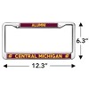 Central Michigan University Alumni Logo Full Size Standard License Plate Metal Frame - 4 of 4