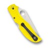 Spyderco Stretch 2 XL Lightweight Salt Pocket Knife | 3.99" Ultra-Corrosion Resistant H-2 Tool Steel Blade | Bi-Directional FRN Handle, Yellow - 2 of 4