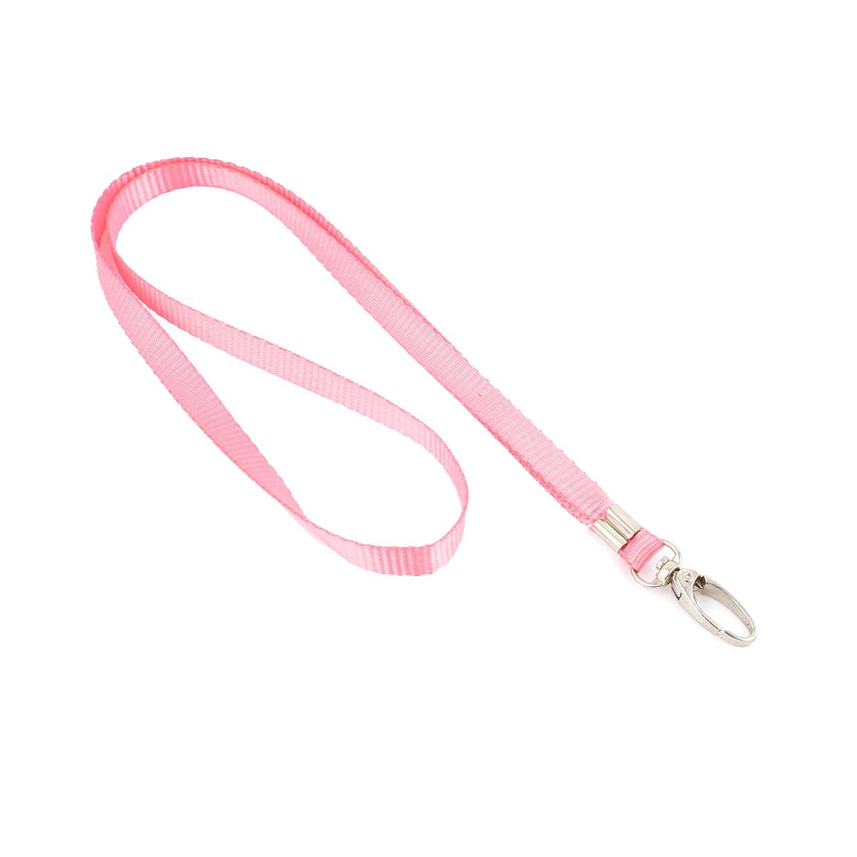 Unique Bargains Pink Swivel Lobster Clasp Neck Strap Lanyard for ID Badge Holder - thumbnail 2