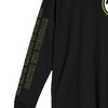 Dragon Ball Z Kanji Symbols Crew Neck Long Sleeve Men's Black Tee - 4 of 4