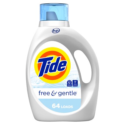 Image of Tide Free Liquid Laundry Detergent - 92 fl oz