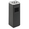 Safco Square Ash 'N' Trash Sandless Urn, Stainless Steel, Black - 3 gal - 2 of 2