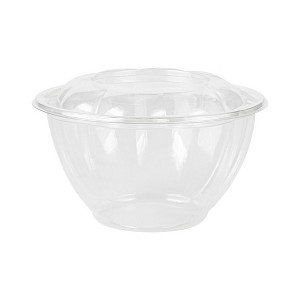 Posh Setting 48 oz PET Salad Bowls With Lids - 12 Count - 1 of 1