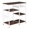 Karl Home 3-Tier Kitchen Baker's Rack Utility Storage Shelf Microwave Stand Storage Cart - 2 of 4
