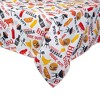 Design Imports  Bbq Fun Print Outdoor Tablecloth With Zipper 60X84 - 2 of 4