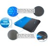 5 Star Super Deals Ergonomic Gel Honeycomb Cushion 2.4" Cooling Comfort with NonSlip Orthopedic Pressure Relief for Sciatica Tailbone BackPain Relief - 2 of 4