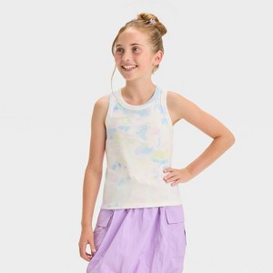 Grayson Threads Kids Big Girls' Ribbed Tank Top - 1 of 3