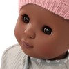 Gotz Maxy Muffin Avacado 16.5" Soft Baby Doll with Brown Skin and Brown Eyes - 4 of 4