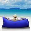 iMountek "Inflatable Lounger Air Sofa – Portable, Water-Resistant, Anti-Leak Design for Backyard, Beach, Camping & Picnics!" Blue - 2 of 4