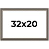 PosterPalooza | Weathered Black Picture Frame - UV Acrylic, Backing Board, Hanging Hardware Included - 2 of 4