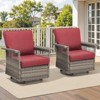 Buenhomino Outdoor Patio All-Weather Wicker Furniture Set - 2 of 4