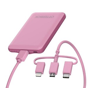 OtterBox Portable Charging Kit Standard 5,000 mAh 3-IN-1 Cable - Cake Pop (78-80147) - 1 of 3