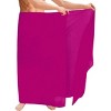 LA LEELA Men's Casual Vacation Pareo Sarong Wrap One Size Solid Plain - 2 of 4