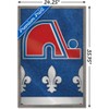 Trends International NHL Quebec Nordiques - Retro Logo 24 Framed Wall Poster Prints - 3 of 4