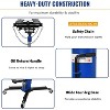 Hydraulic Transmission Jack, 1322 LBS Adjustable Telescoping, 33.8"-72.8" High Lift Transmission Jacks, Foot Pedal & 360° Swivel Wheels - 2 of 4