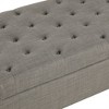 Sapphtopaz Modern Ottoman Folding Sofa Bed Convertible Ottoman Sleeper with Memory Mattress and Button Tufting for Living Room, Entryway - 2 of 4