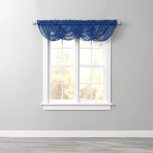 BrylaneHome BH Studio Sheer Voile Toga Valance - 1 of 4